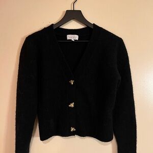 &Other Stories Black Cardigan Size M
